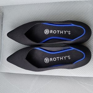 Rothy's point toe in black size 6.5